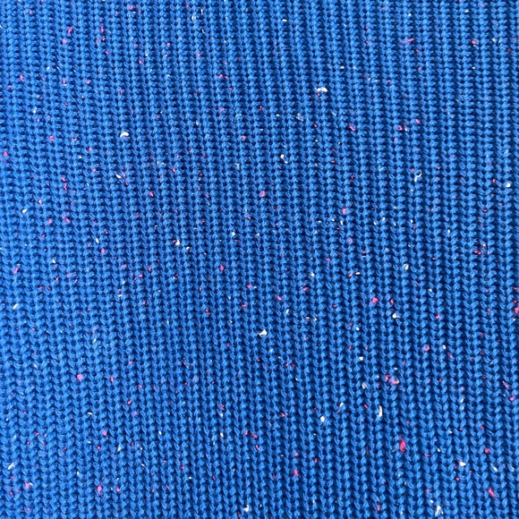 525 America Emma Shaker Sweater in Indigo Confetti - Picture 9 of 11